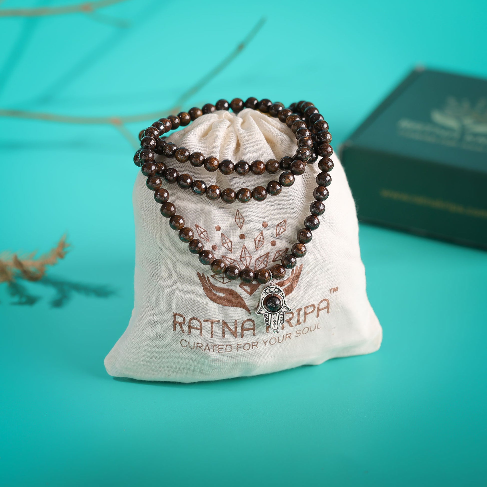 Bronzite 108 Beads Mala