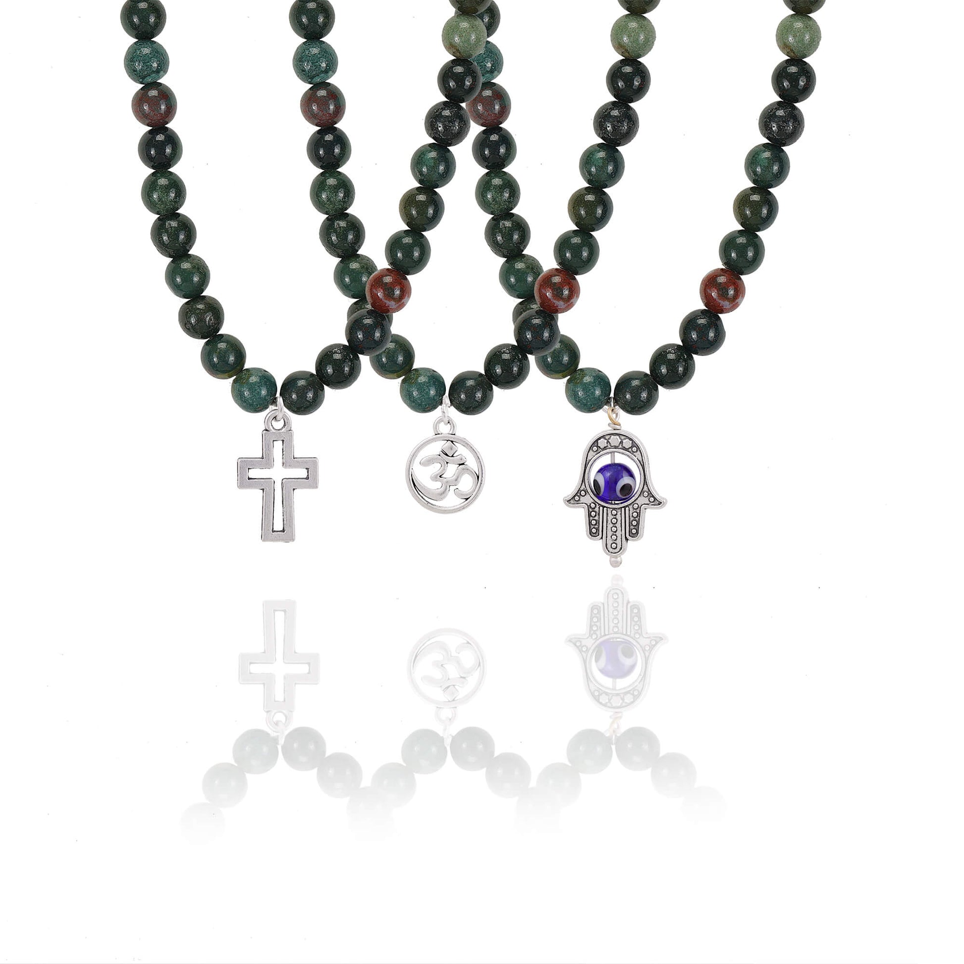 blood stone 108 beads mala 